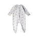 A Grey Onesies from Seed in size 3-6M for boy. (Back View)