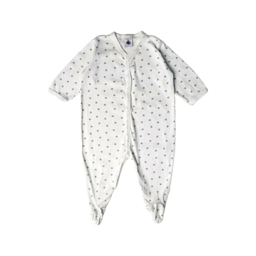 A White Long Sleeve Jumpsuits from Petit Bateau in size 3-6M for boy. (Front View)
