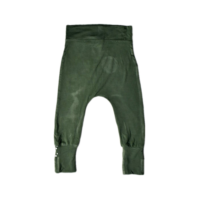 A Green Leggings from Raph and Remy in size 0-3M for boy. (Front View)