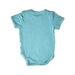 A Blue Short Sleeve Bodysuits from Raph and Remy in size 0-3M for neutral. (Back View)