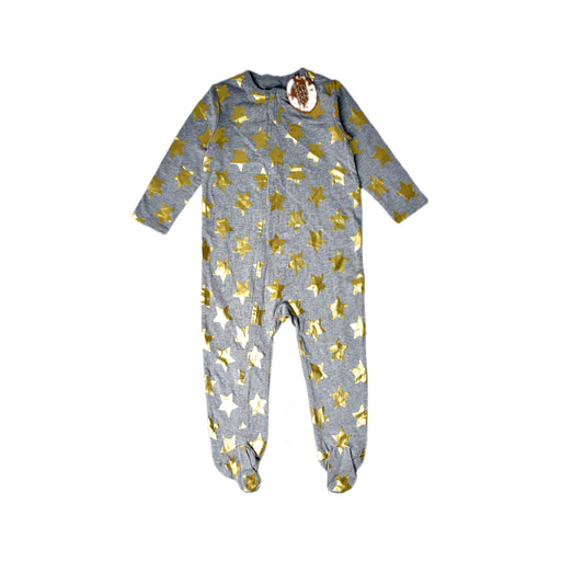 A Grey Long Sleeve Jumpsuits from Egg by Susan Lazar in size 6-12M for neutral. (Front View)