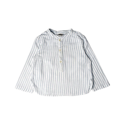 A White Long Sleeve Shirts from Bonton in size 2T for boy. (Front View)