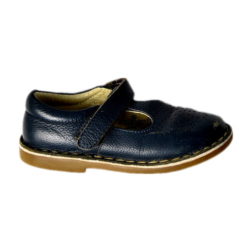 A Blue Flats from Boden in size 3T for girl. (Front View)