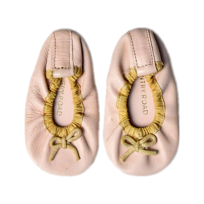 A Pink Slip Ons from Country Road in size S for girl. (Front View)