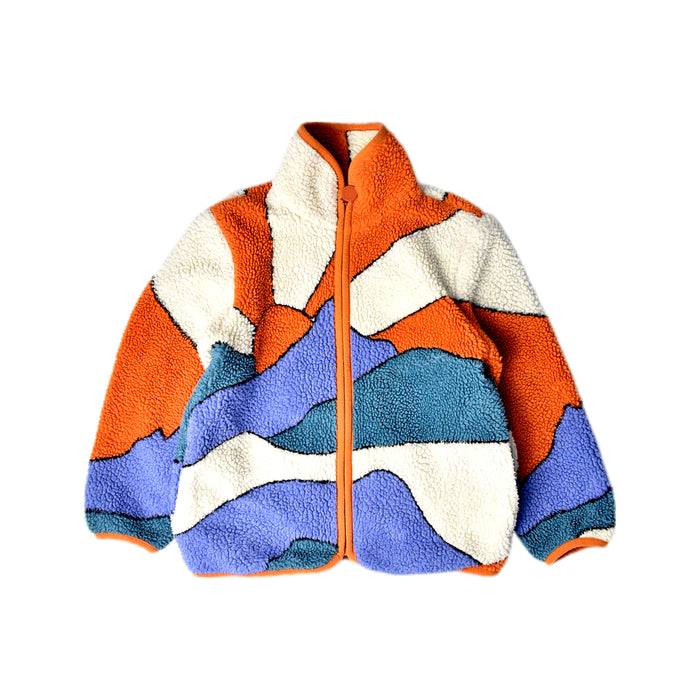 A Multicolour Puffer/Quilted Jackets from Stella McCartney in size 6T for neutral. (Front View)
