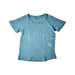 A Blue Short Sleeve T Shirts from Monoprix in size 6T for girl. (Front View)