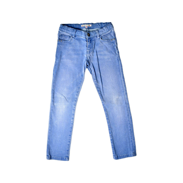A Blue Jeans from Bonpoint in size 6T for girl. (Front View)