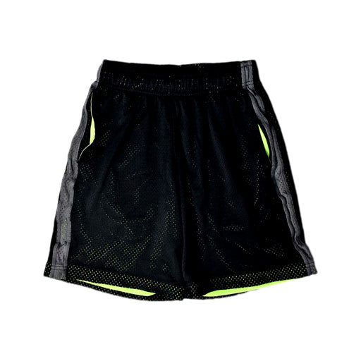 A Black Shorts from Under Armour in size 10Y for boy. (Front View)
