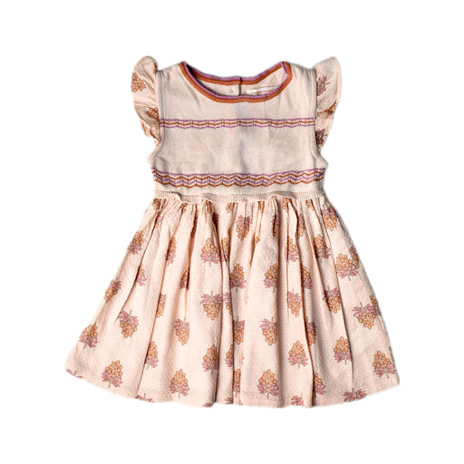 A Peach Sleeveless Dresses from Gingersnaps in size 12-18M for girl. (Front View)