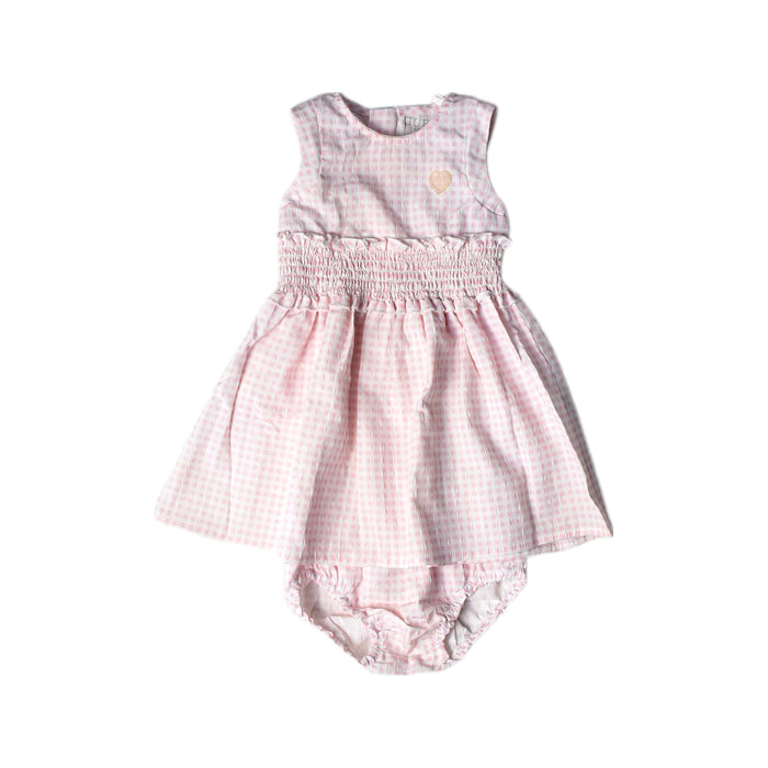 A Pink Dress Sets from Guess in size 6-12M for girl. (Front View)