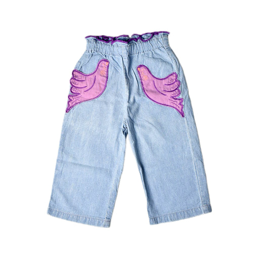 A Blue Casual Pants from Gingersnaps in size 6-12M for girl. (Front View)