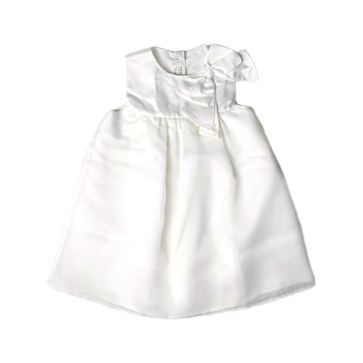 A White Sleeveless Dresses from Mamas & Papas in size 18-24M for girl. (Front View)