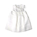 A White Sleeveless Dresses from Mamas & Papas in size 18-24M for girl. (Front View)