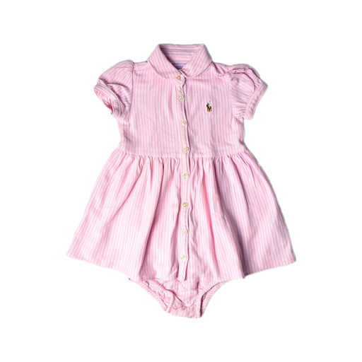 A Pink Dress Sets from Ralph Lauren in size 6-12M for girl. (Front View)
