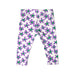 A Purple Leggings from Seed in size 0-3M for girl. (Back View)