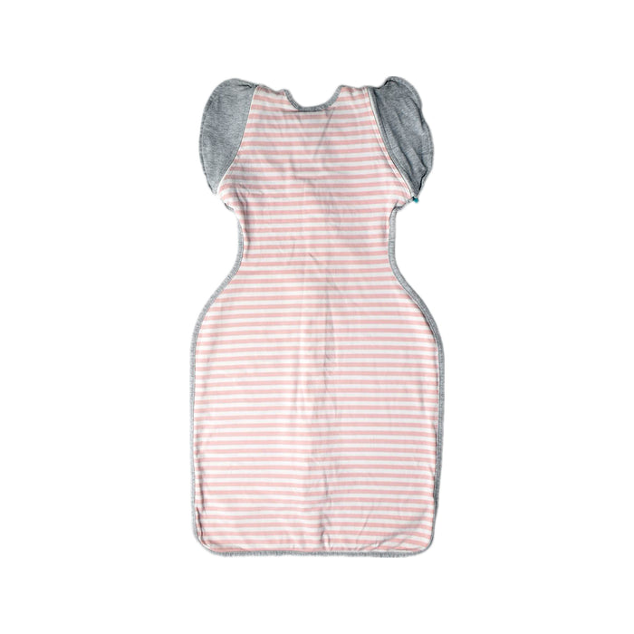 A Pink Swaddles from Love To Dream in size 3-6M for girl. (Back View)