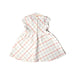 A White Sleeveless Dresses from Janie & Jack in size 6-12M for girl. (Back View)