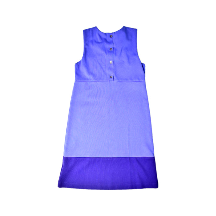 A Purple Sleeveless Dresses from Tommy Hilfiger in size 8Y for girl. (Back View)