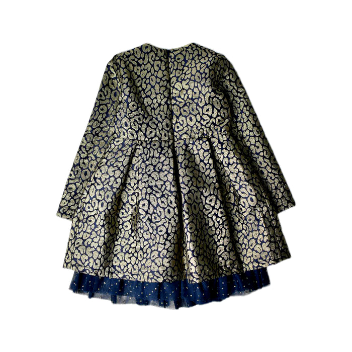 A Black Long Sleeve Dresses from Billieblush in size 4T for girl. (Back View)
