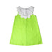 A Green Sleeveless Dresses from Jacadi in size 4T for girl. (Front View)