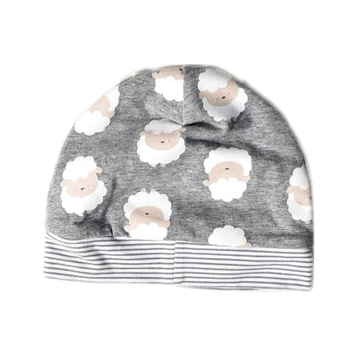 A Grey Beanies from Chicco in size 6-12M for neutral. (Front View)