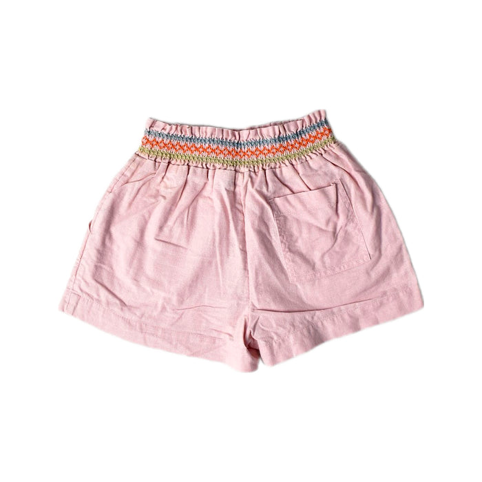 A Pink Shorts from Monoprix in size 5T for girl. (Back View)