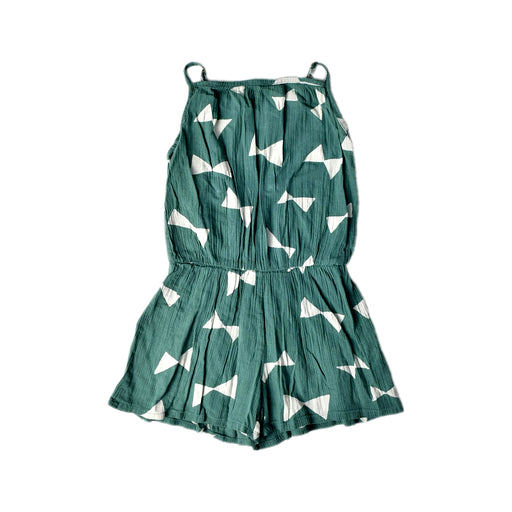 A Green Sleeveless Rompers from Bobo Choses in size 4T for girl. (Front View)