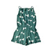A Green Sleeveless Rompers from Bobo Choses in size 4T for girl. (Front View)