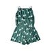 A Green Sleeveless Rompers from Bobo Choses in size 4T for girl. (Back View)