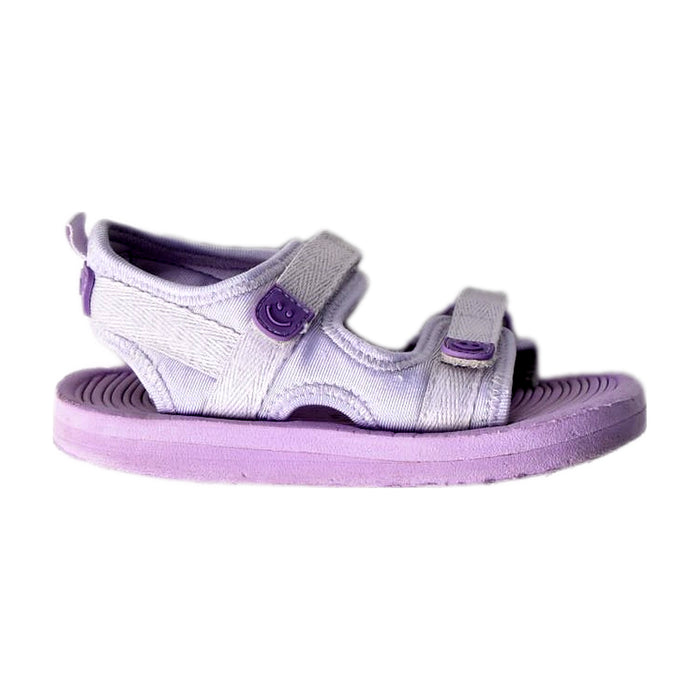 A Purple Sandals from Molo in size 5T for neutral. (Front View)