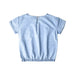 A Blue Short Sleeve Tops from Calvin Klein in size 8Y for girl. (Back View)