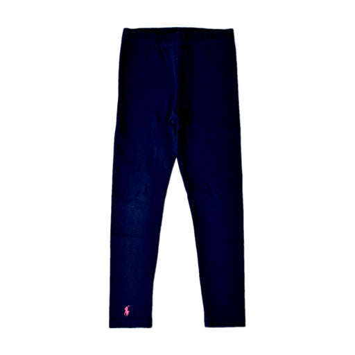 A Navy Leggings from Ralph Lauren in size 5T for girl. (Front View)