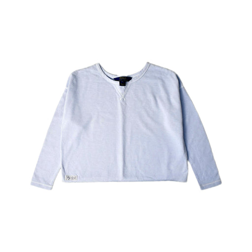 A Blue Long Sleeve Tops from Polo Ralph Lauren in size 6T for girl. (Front View)
