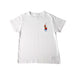 A White Short Sleeve T Shirts from Polo Ralph Lauren in size 4T for boy. (Front View)