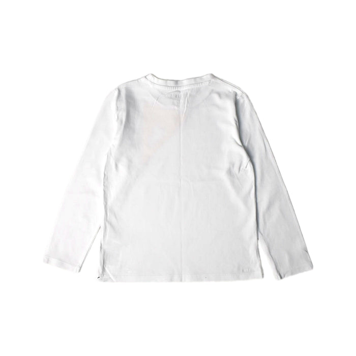 A White Long Sleeve T Shirts from Guess in size 5T for boy. (Back View)