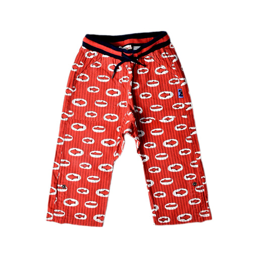 A Red Casual Pants from DPAM in size 2T for boy. (Front View)