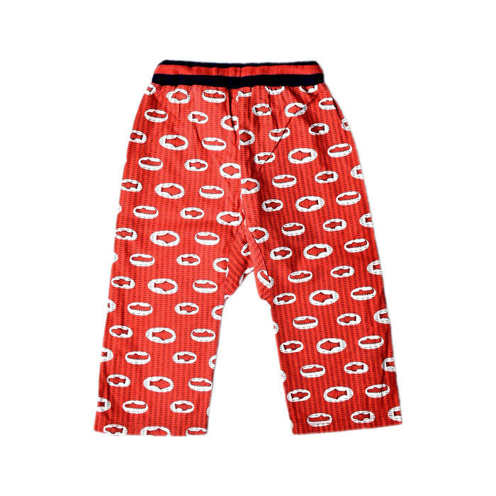 A Red Casual Pants from DPAM in size 2T for boy. (Back View)