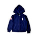 A Navy Hooded Sweatshirts from Polo Ralph Lauren in size 4T for neutral. (Front View)