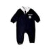 A Navy Long Sleeve Jumpsuits from Roberto Cavalli in size 6-12M for boy. (Front View)
