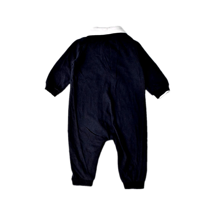 A Navy Long Sleeve Jumpsuits from Roberto Cavalli in size 6-12M for boy. (Back View)