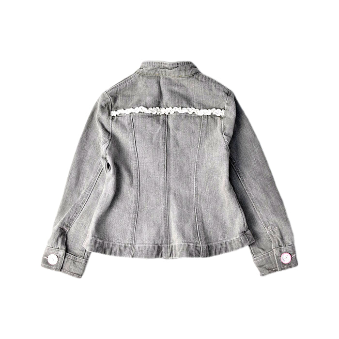 A Grey Lightweight Jackets from Christian Dior in size 4T for girl. (Back View)