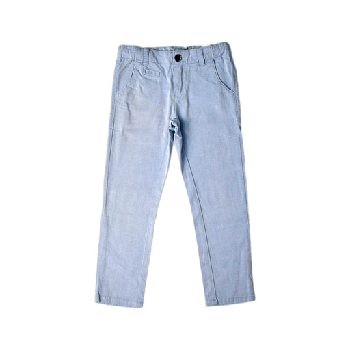 A Blue Casual Pants from Chicco in size 5T for boy. (Front View)
