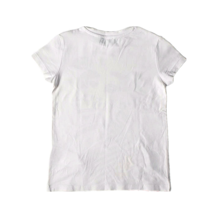 A Red Short Sleeve T Shirts from Chicco in size 4T for girl. (Back View)