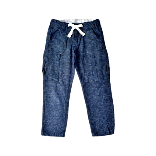 A Blue Casual Pants from Chicco in size 4T for boy. (Front View)