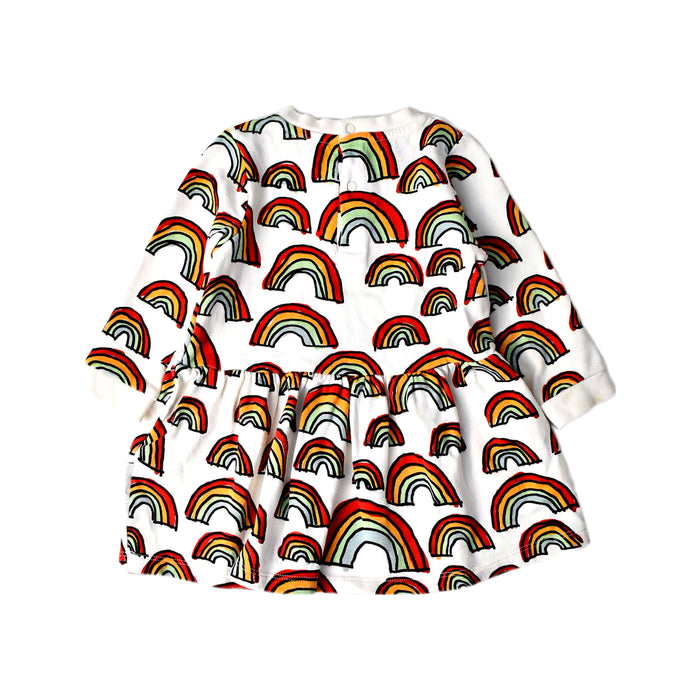 A Multicolour Long Sleeve Dresses from Stella McCartney in size 6-12M for girl. (Back View)