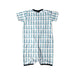 A Blue Short Sleeve Rompers from L'asticot in size 2T for boy. (Back View)