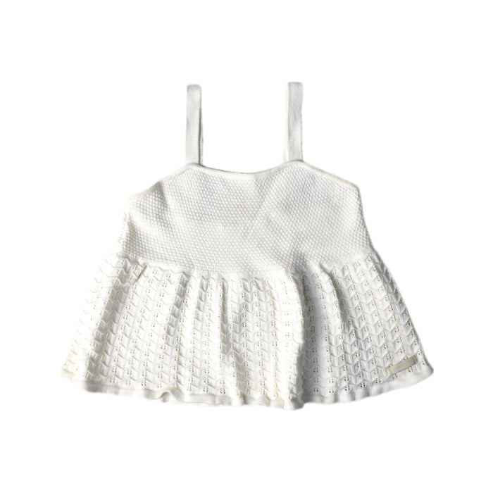 A White Sleeveless Tops from Country Road in size 12Y for girl. (Front View)