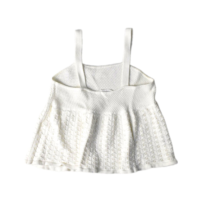 A White Sleeveless Tops from Country Road in size 12Y for girl. (Back View)