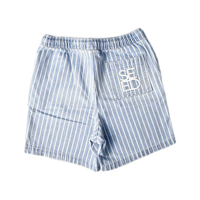 A Blue Shorts from Seed in size 12Y for boy. (Back View)