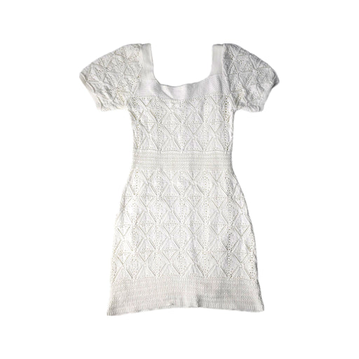 A White Short Sleeve Dresses from Seed in size 14Y for girl. (Front View)
